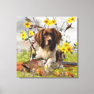 English Springer Spaniels ,Art Canvas Print