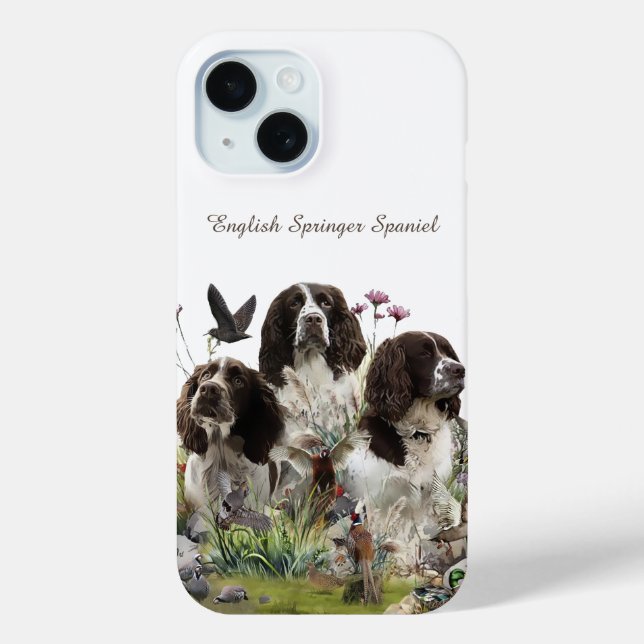English Springer Spaniels ,Art Case-Mate iPhone Case (Back)
