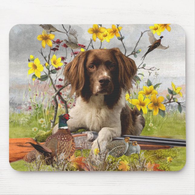 English Springer Spaniels ,Art Mouse Mat (Front)