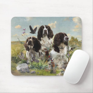 English Springer Spaniels ,Art Mouse Mat