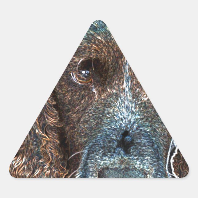 English Springer Triangle Sticker (Front)