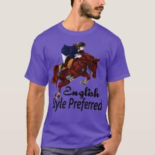 English style preferred horse riding T-Shirt