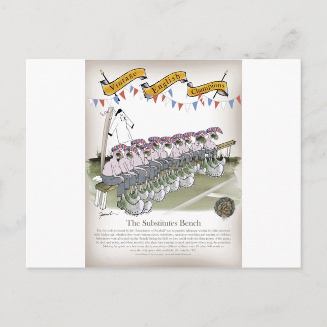 english substitutes postcard (Front)