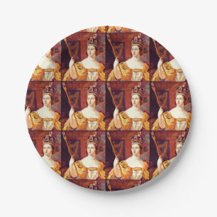 English Tea Party Queen Victoria Paper Plates