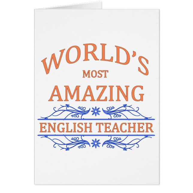 English Teacher (Front)