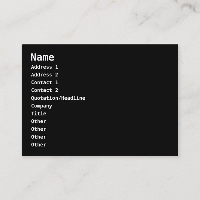 English Teacher ☆ ครูสอนภาษาอังกฤษ ☆ Thai Language Business Card (Front)