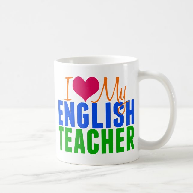 English Teacher Coffee Mug (Right)