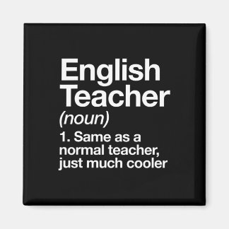 English Teacher Definition Fun Back To School Firs Magnet