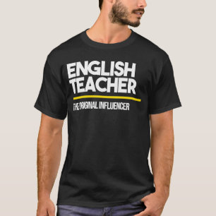 English Teacher Original Influencer High Middle Sc T-Shirt