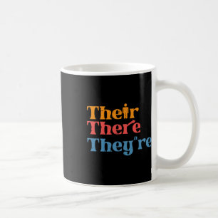 English Teacher Their There Theyre Funny Grammar M Coffee Mug