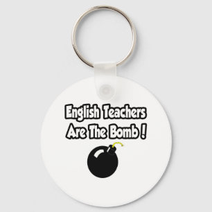 English Teachers Are The Bomb! Key Ring