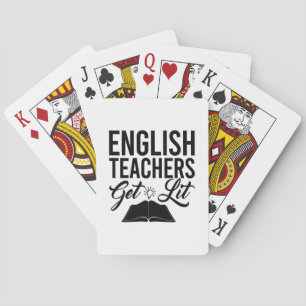 English Teachers Get Lit Playing Cards