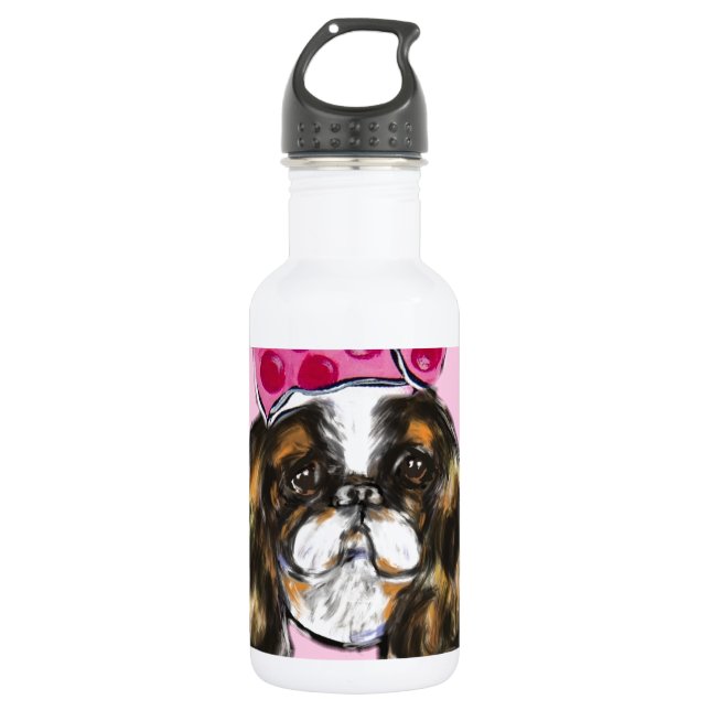 ENGLISH TOY SPANIEL 532 ML WATER BOTTLE (Front)