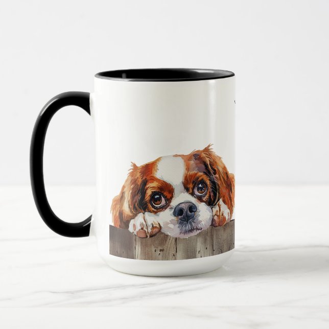 English Toy Spaniel Dog Mug (Left)