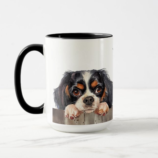 English Toy Spaniel Dog Mug (Left)