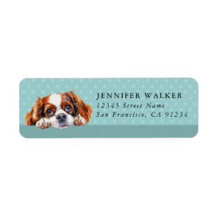 English Toy Spaniel Dog Return Address Labels