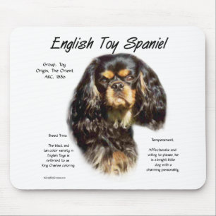 English Toy Spaniel (kingcharles) History Design Mouse Mat
