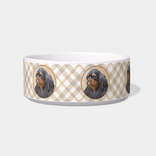 English Toy Spaniel Painting Original Animal Art Bowl
