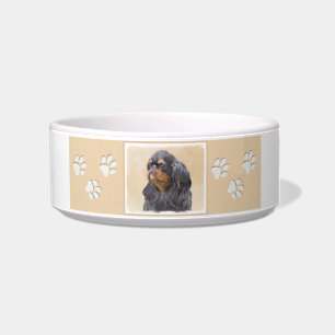 English Toy Spaniel Painting Original Animal Art Bowl