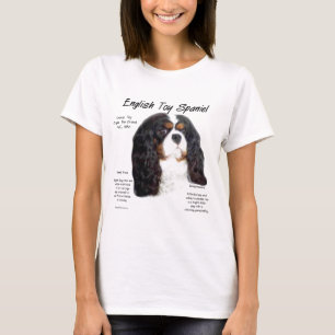 English Toy Spaniel prince charles History Design T-Shirt