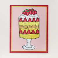 English Trifle Fruit Custard Dessert British Food