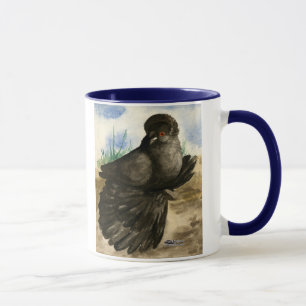 English Trumpeter Dun Pigeon Mug