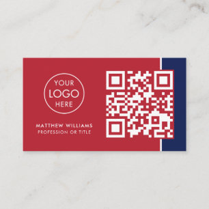 English Tutor Professional QR Code Logo Modern Business Card
