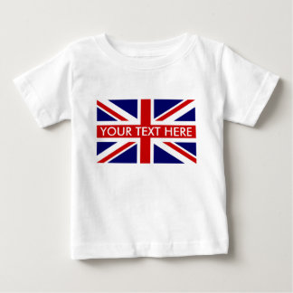 English Union Jack flag baby top t shirt