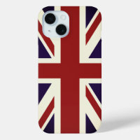 English Union Jack flag iPhone 15 case