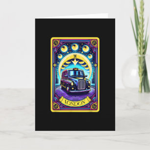 English Vacation And Black London Cab 1  Card