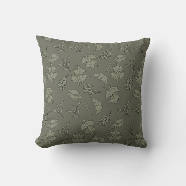 English Victorian Flowers Cushion (Front)