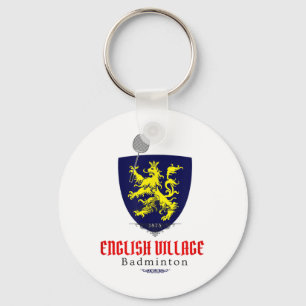 English Village Badminton Team Mountain Brook Alab Key Ring