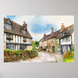 English Village Poster