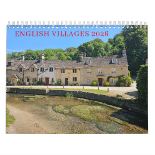 English villages 2026 calendar