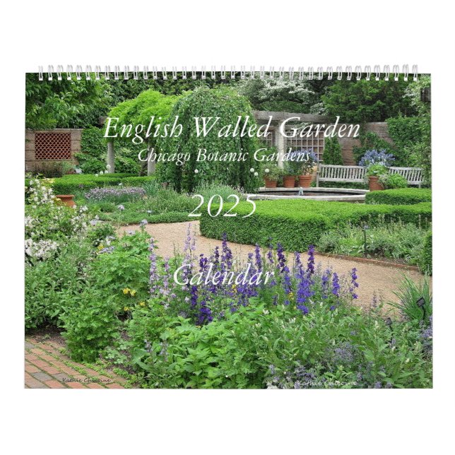 English Walled Garden 2025 Calendar (Cover)