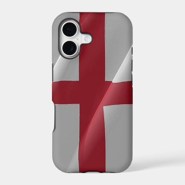 English waving flag - (Back)