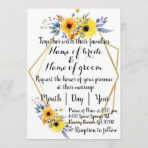 English Wedding Invitation