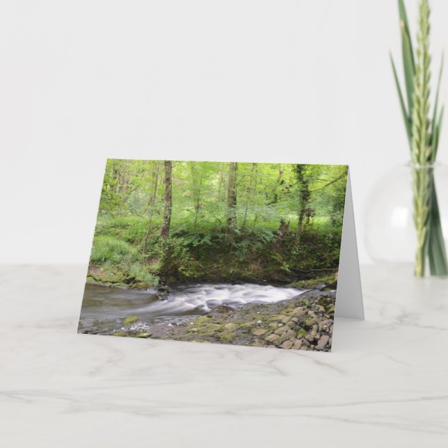 English Woodland Stream Card (Front)