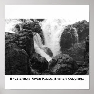 Englishman River Falls - Vancouver Island, Engl... Poster