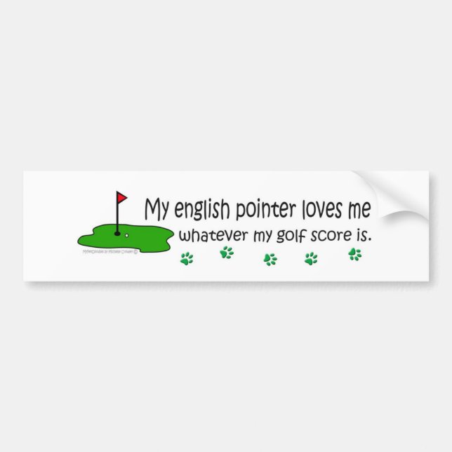 EnglishPointer Bumper Sticker (Front)
