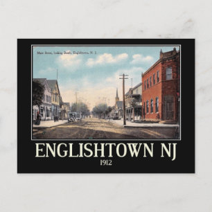 Englishtown, New Jersey, Vintage Postcard