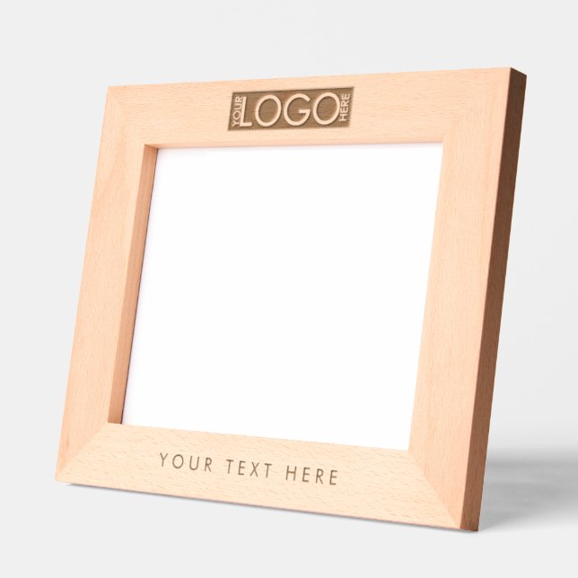 Engraved Business Logo & Text Etched Business  Frames (Left)