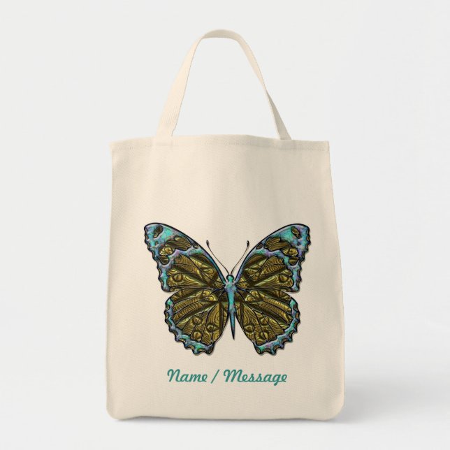Engraved Butterfly 3 Bag (Front)