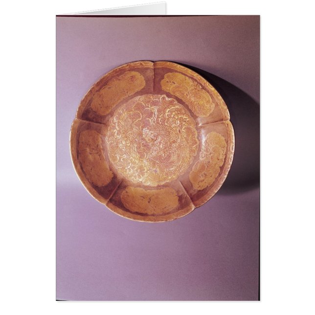 Engraved dish, Tang dynasty (Front)