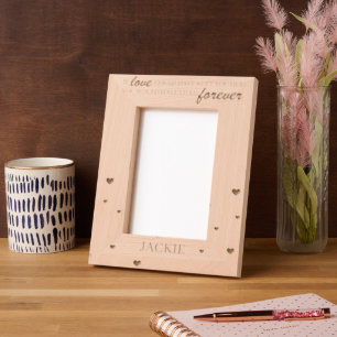 Engraved Heart Memorial Frame for Pets