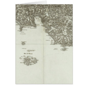 Engraved map of France 2
