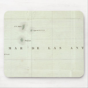 Engraved Map of Panama Mouse Mat