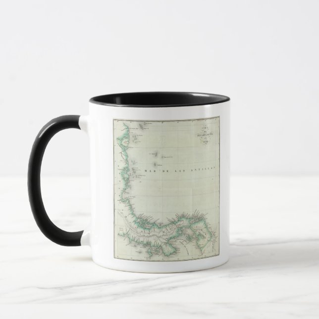 Engraved Map of Panama Mug (Left)