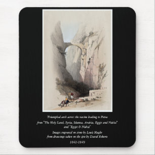 Engraved on stone by Louis Haghe Mouse Mat