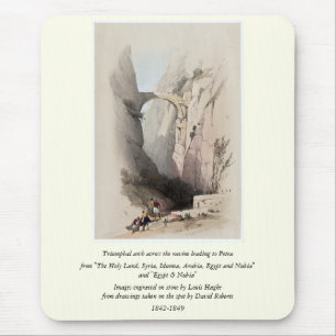 Engraved on stone by Louis Haghe Mouse Mat